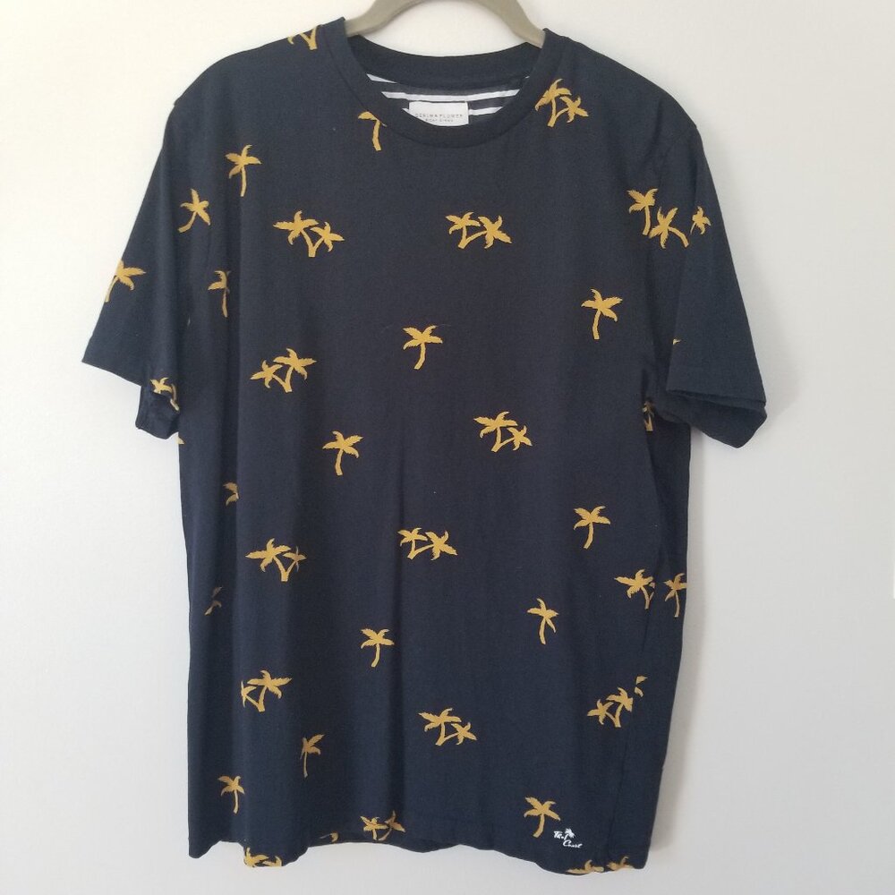 Denim & Flower Ricky Singh men's palm tree top L